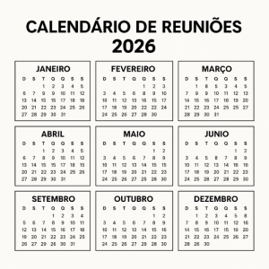 2025/22 - REUNI&Otilde;ES P&Uacute;BLICAS PERI&Oacute;DICAS 2026