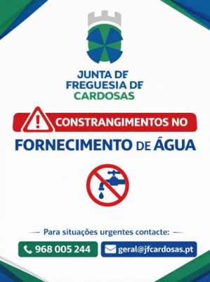 Constrangimentos no fornecimento de &aacute;gua 