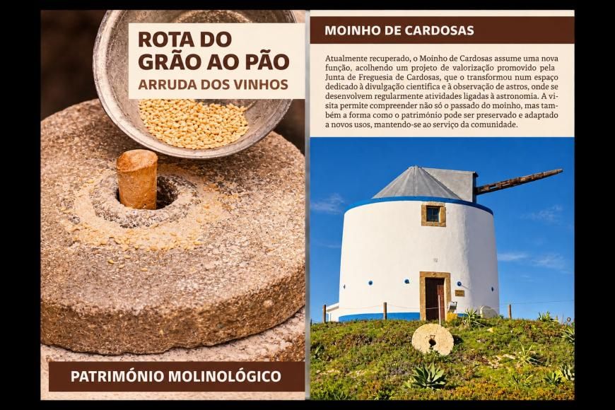 Rota do Gr&atilde;o ao P&atilde;o &ndash; Valoriza&ccedil;&atilde;o do Patrim&oacute;nio Molinol&oacute;gico em Arruda dos Vinhos