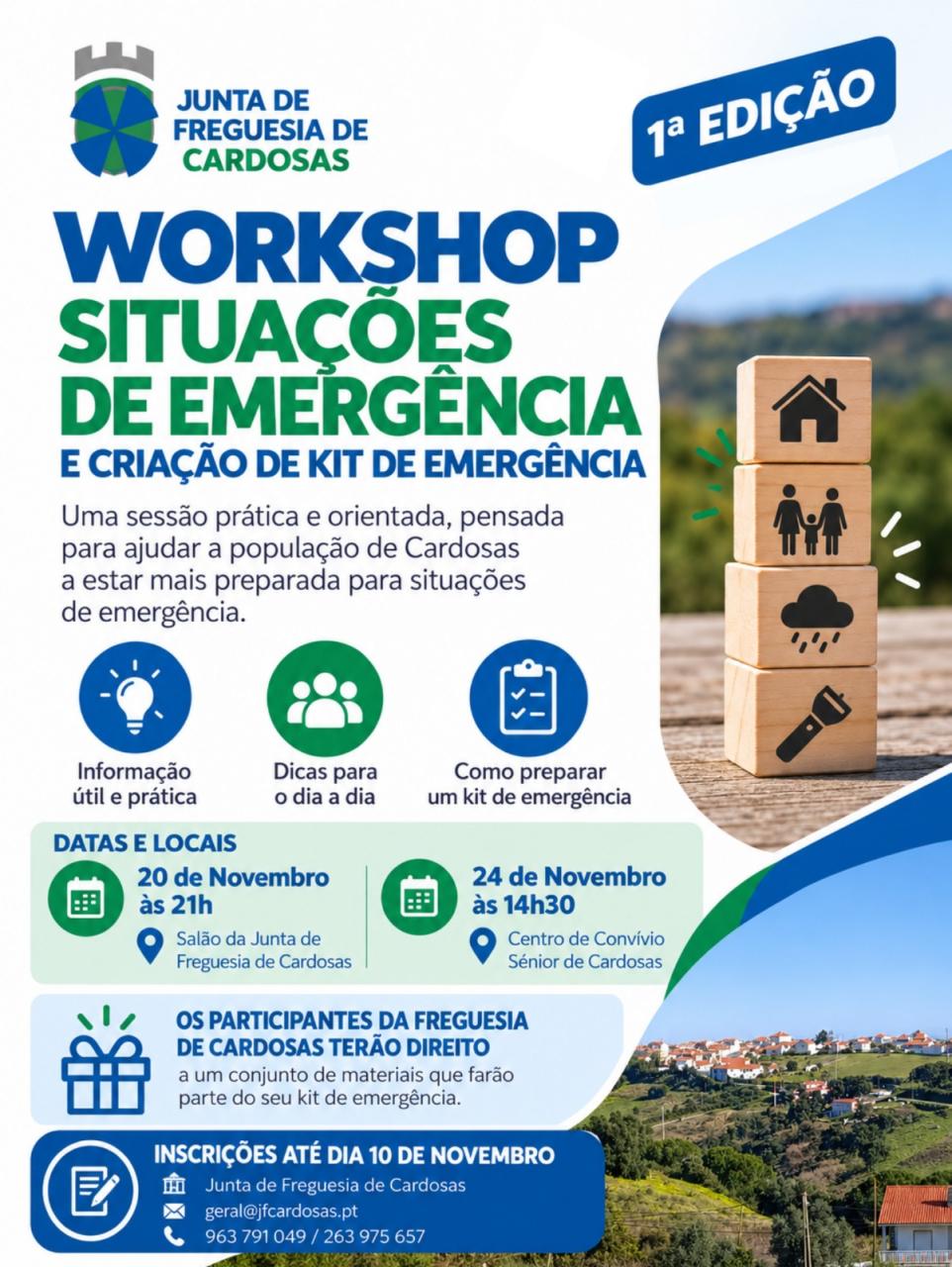 Workshop Situa&ccedil;&otilde;es de Emerg&ecirc;ncia e Cria&ccedil;&atilde;o de Kit de Emerg&ecirc;ncia 