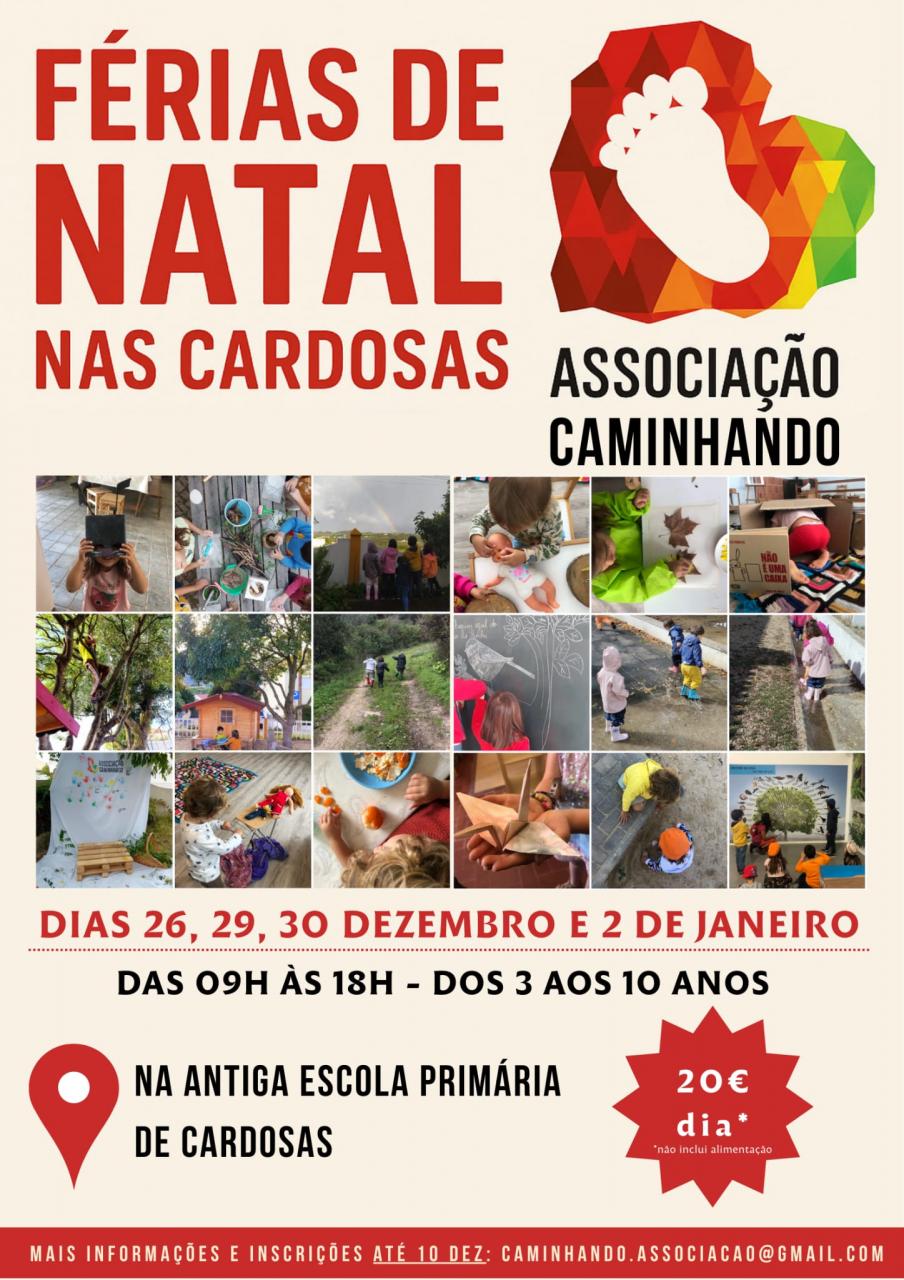 Férias de Natal nas Cardosas - Associação Caminhando 
