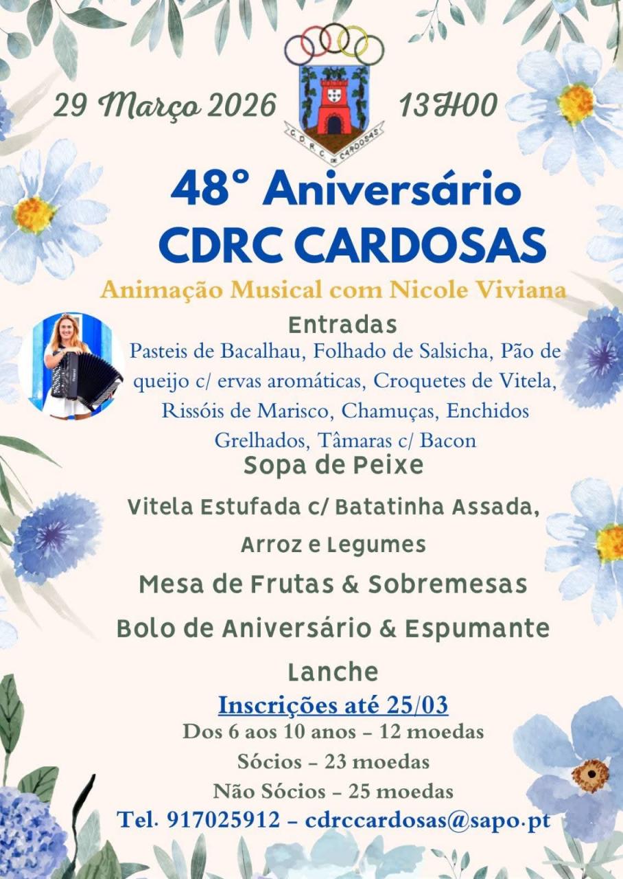 48&ordm; Anivers&aacute;rio CDRC Cardosas 